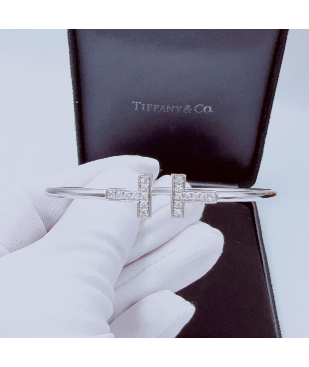 TIFFANY&CO Белый браслет из белого золота, фото 2