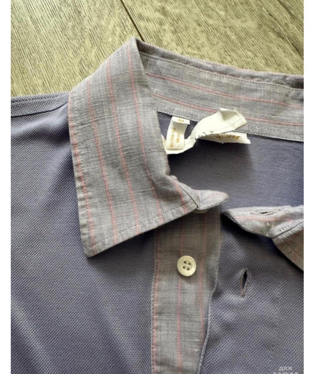 BRIONI Хлопко-леновое поло с коротким рукавом, фото 6