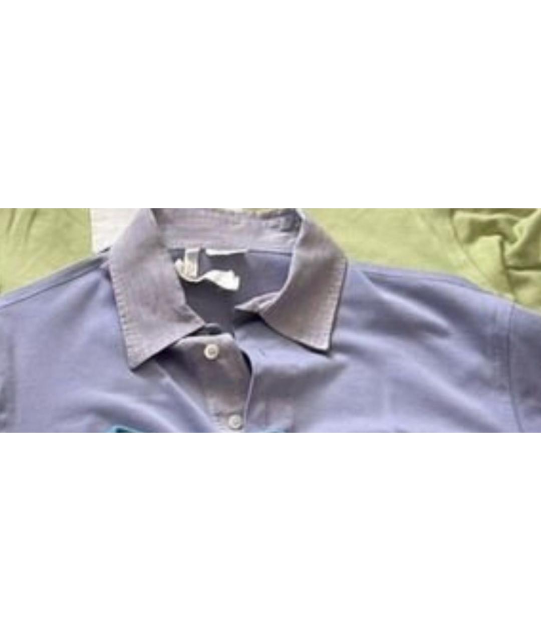 BRIONI Хлопко-леновое поло с коротким рукавом, фото 4