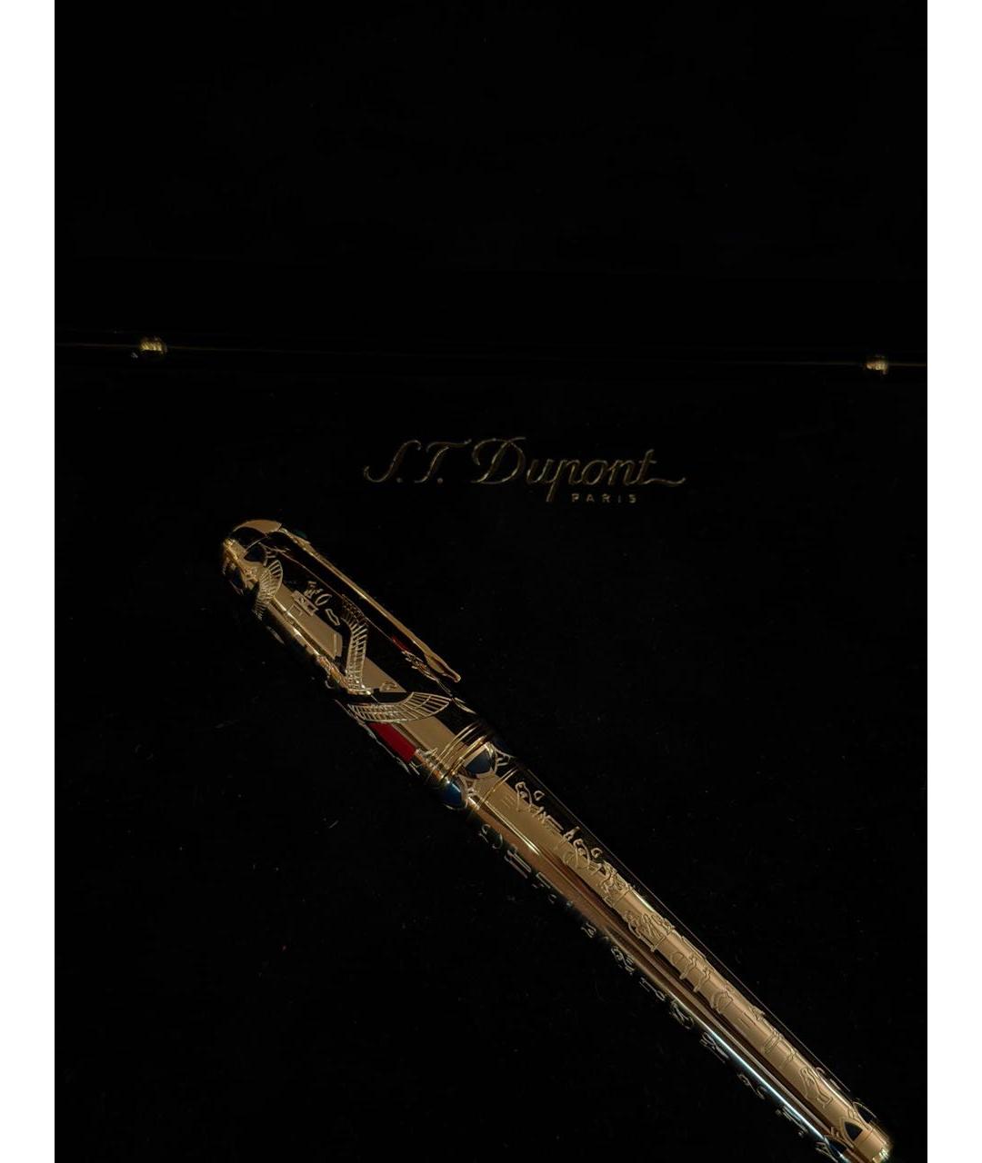 DUPONT Золотая металлическая перьевая ручка, фото 3