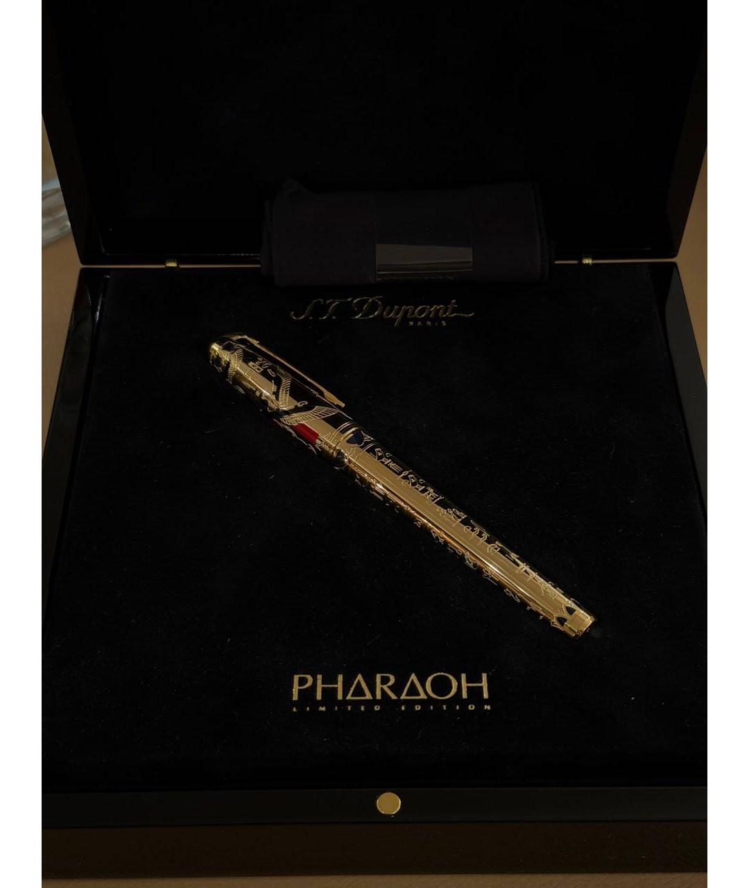 DUPONT Золотая металлическая перьевая ручка, фото 7