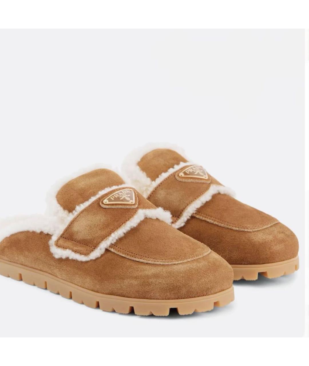 PRADA Коричневые мюли, фото 5