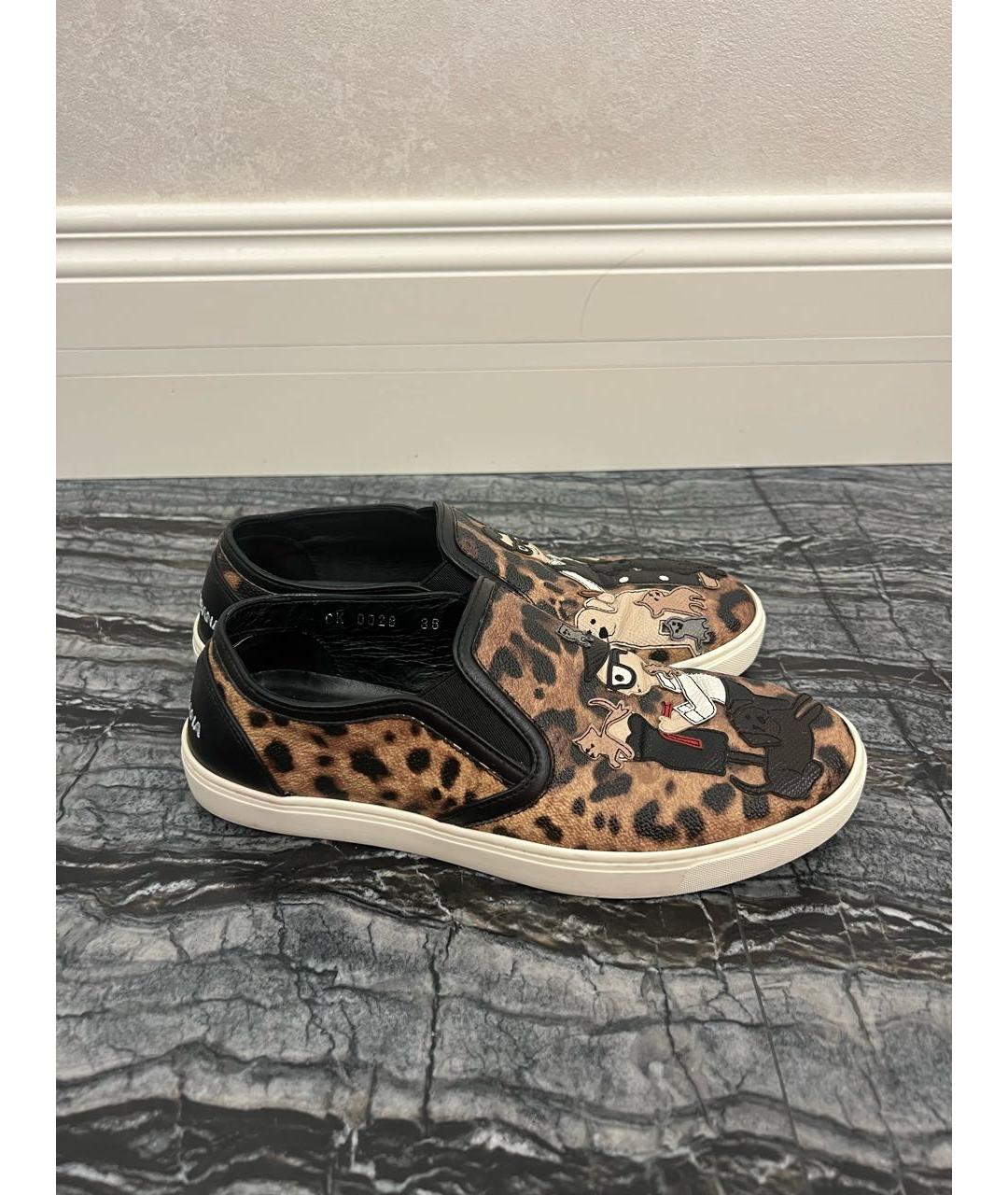 DOLCE&GABBANA Мульти кожаные лоферы, фото 6