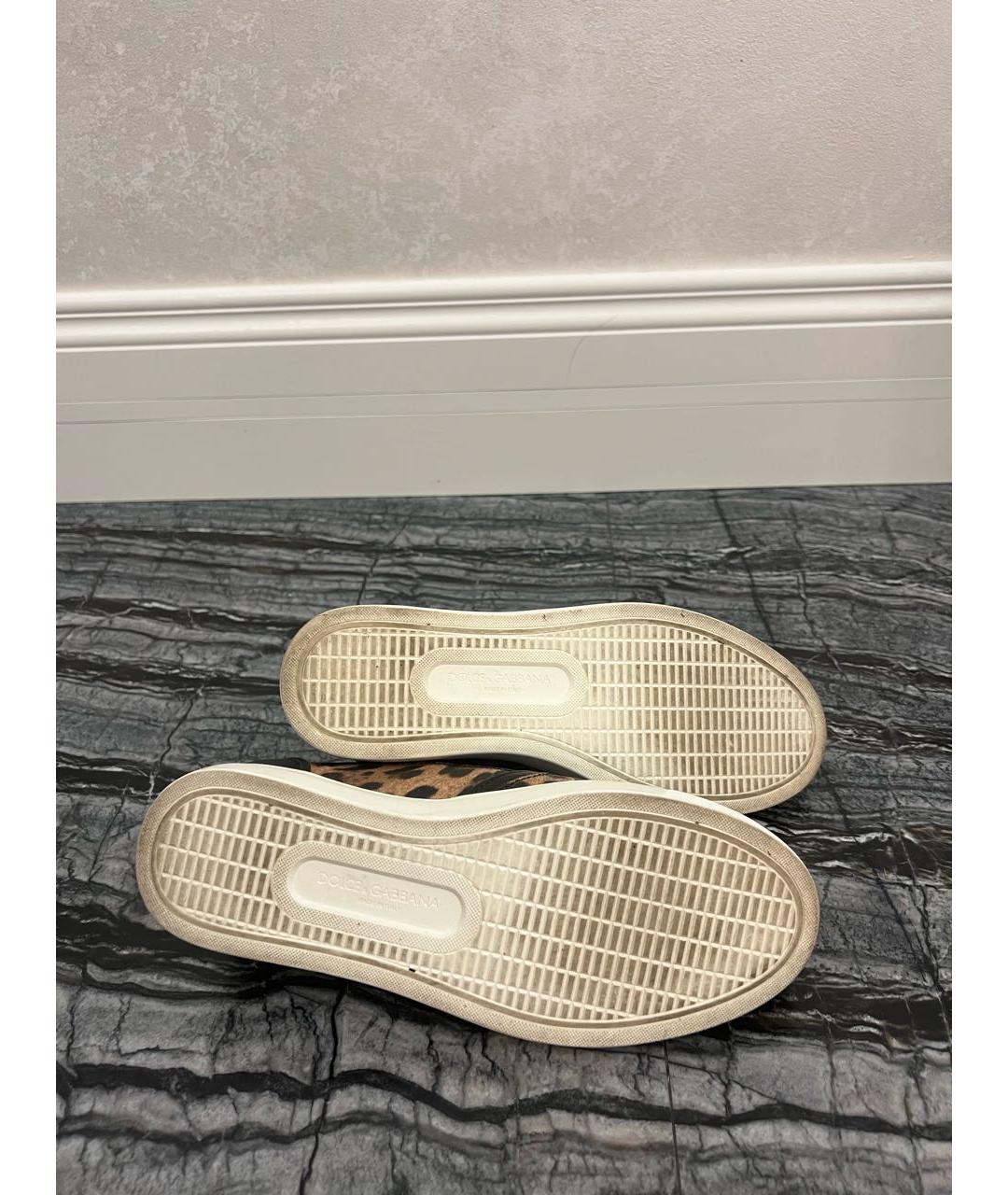 DOLCE&GABBANA Мульти кожаные лоферы, фото 5