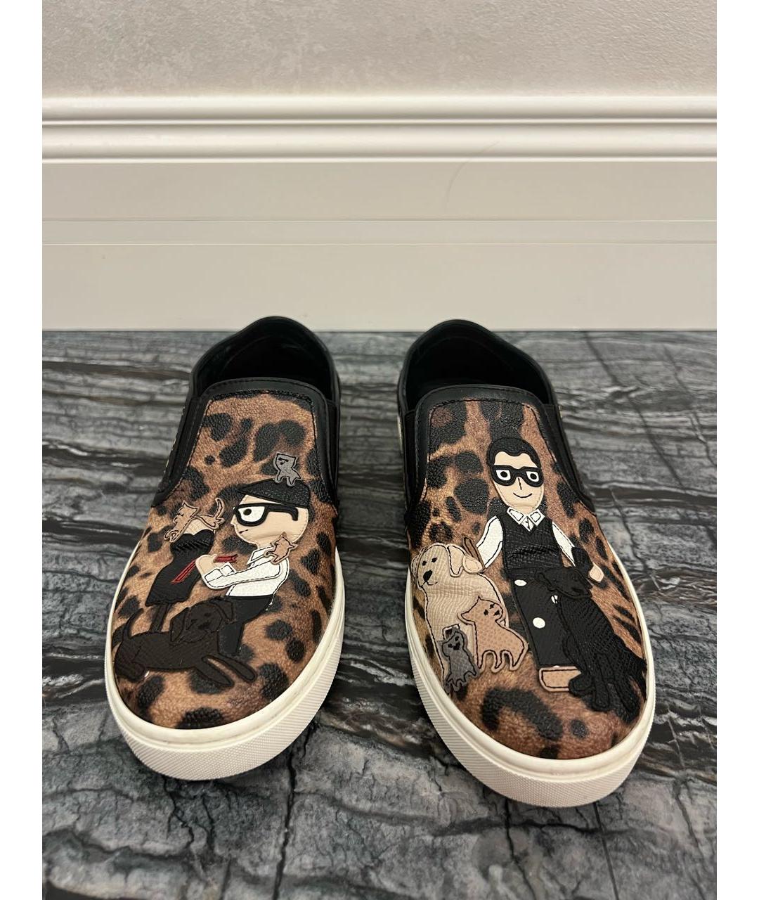 DOLCE&GABBANA Мульти кожаные лоферы, фото 2