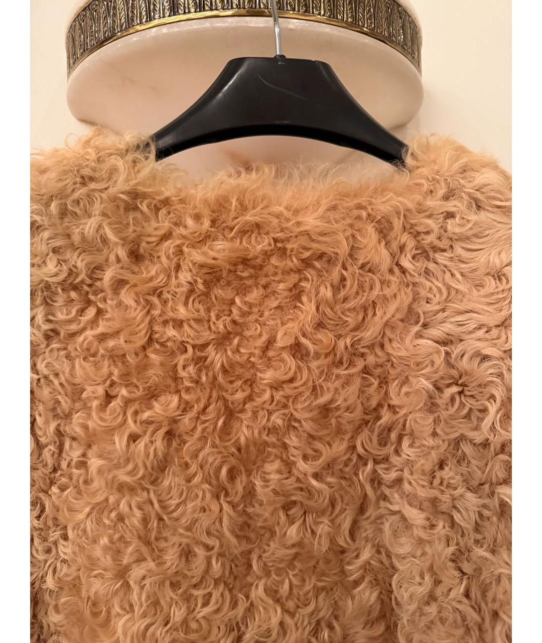 MSGM Оранжевое шерстяное пальто, фото 7