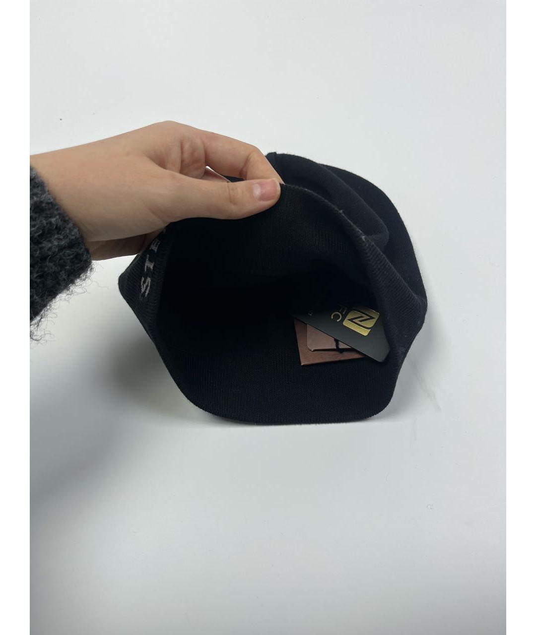 STEFANO RICCI Черная шерстяная шапка, фото 2