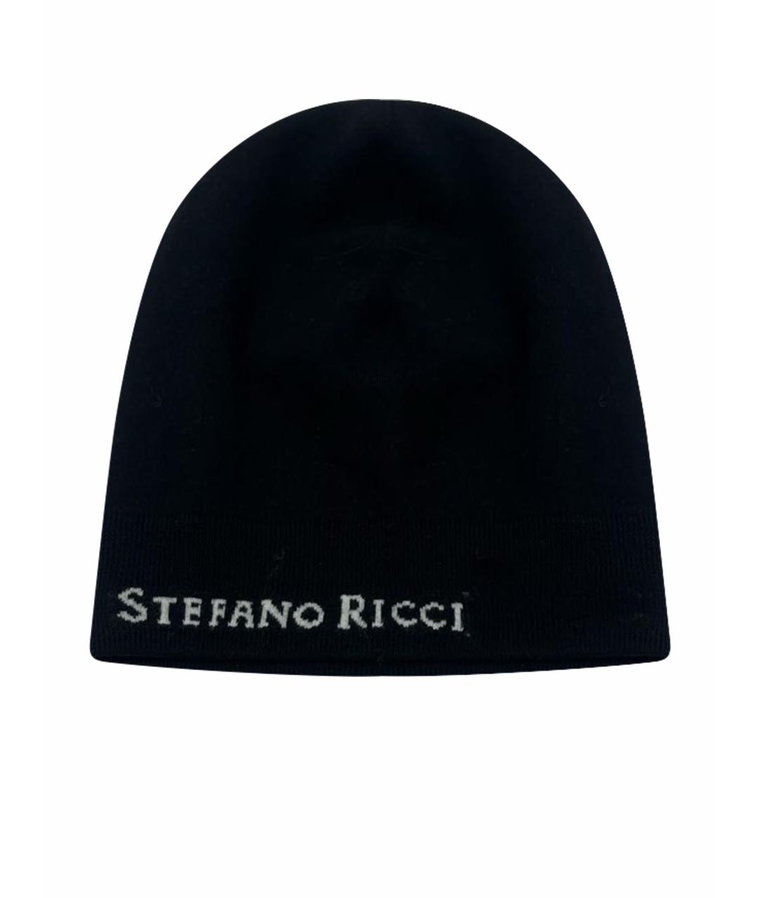 STEFANO RICCI Черная шерстяная шапка, фото 1