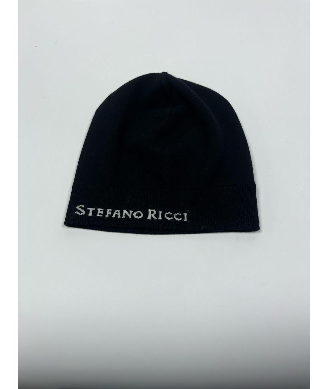 STEFANO RICCI Черная шерстяная шапка, фото 4