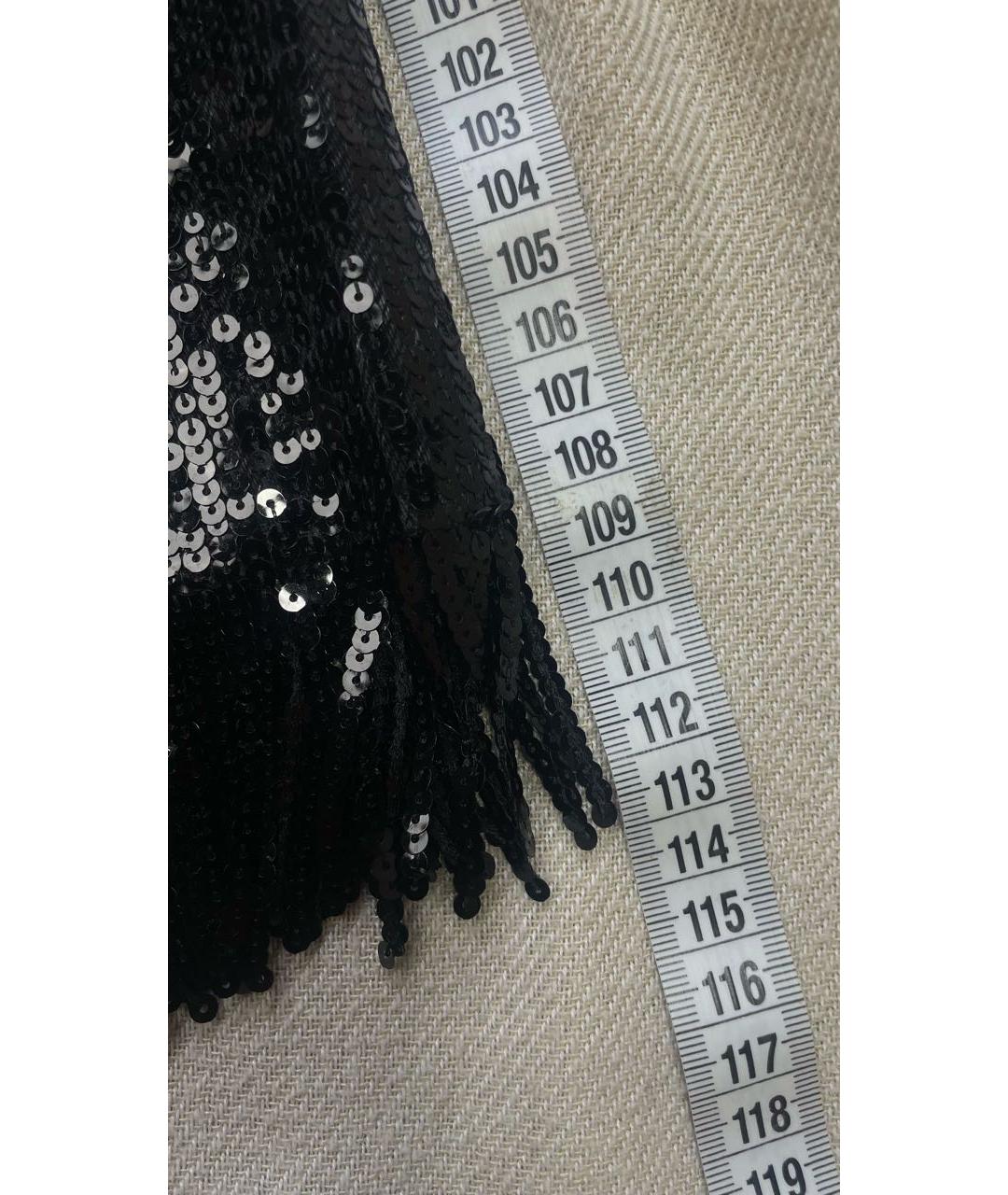 CHANEL Черные хлопковые прямые джинсы, фото 6