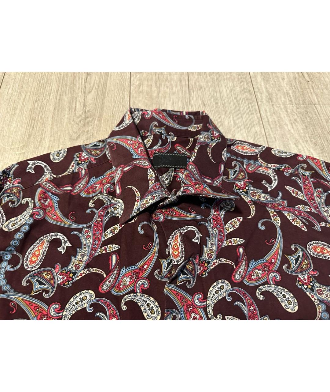 PRADA Мульти хлопко-лиоцелловая кэжуал рубашка, фото 3