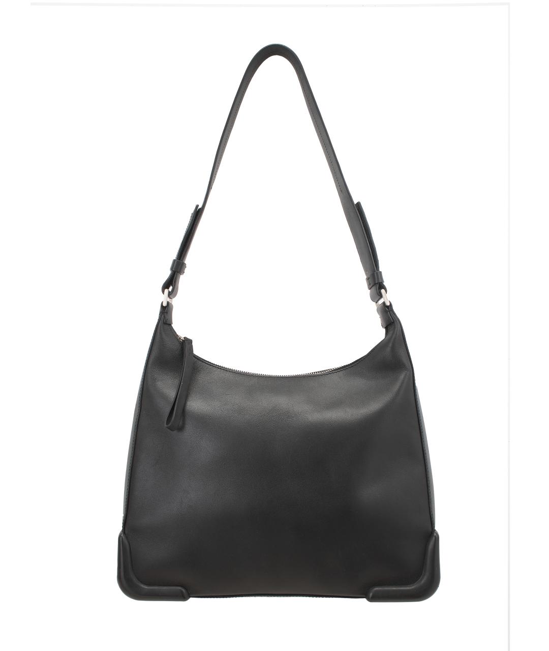 PRADA Черная кожаная сумка тоут, фото 1