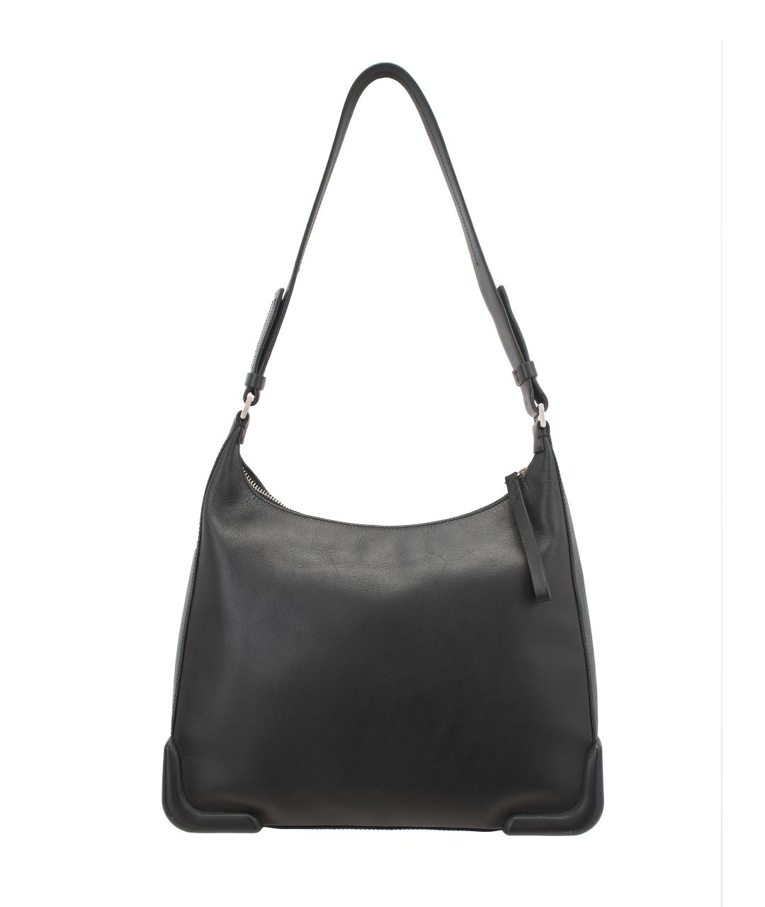 PRADA Черная кожаная сумка тоут, фото 2