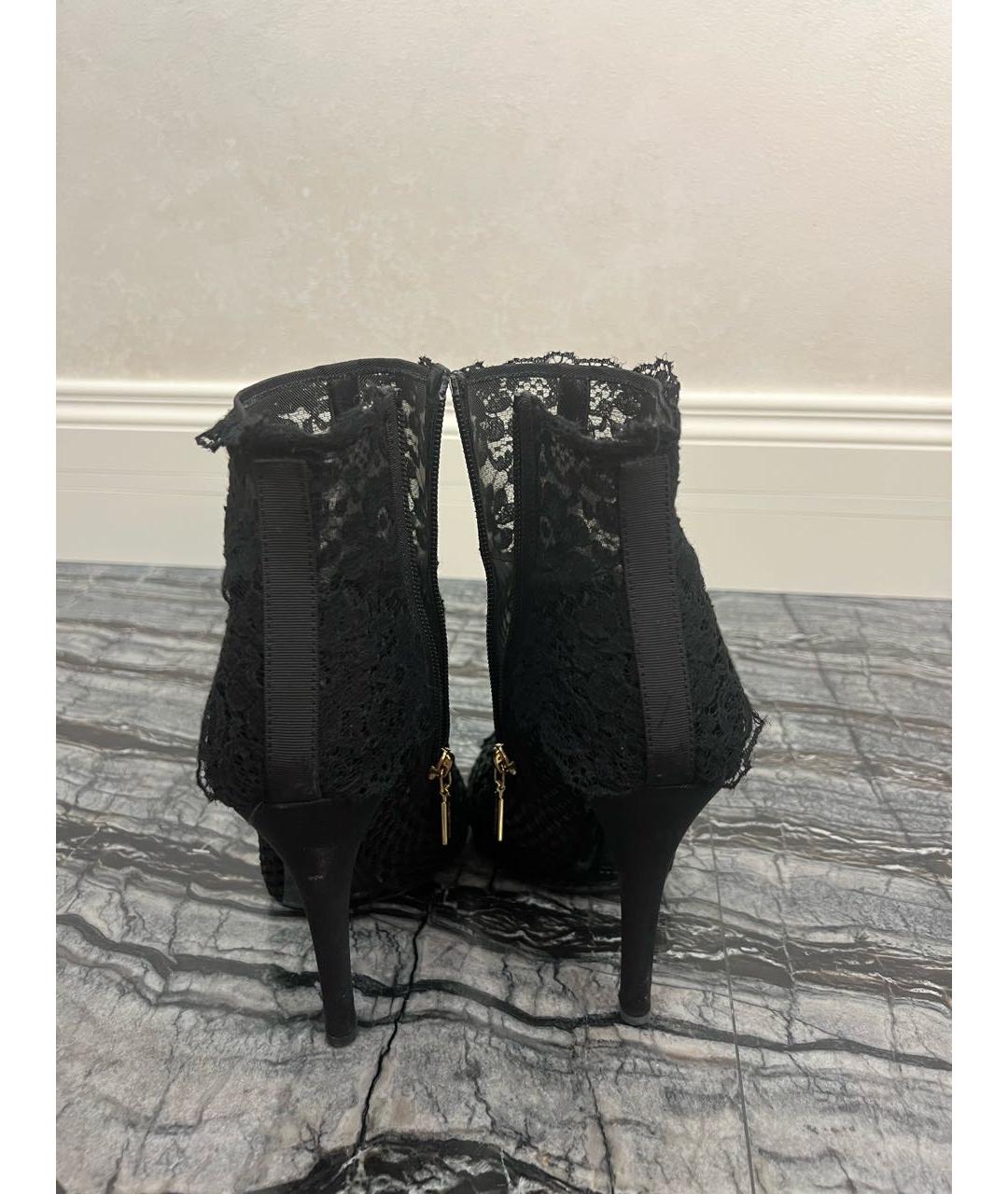 DOLCE&GABBANA Черные ботильоны, фото 4