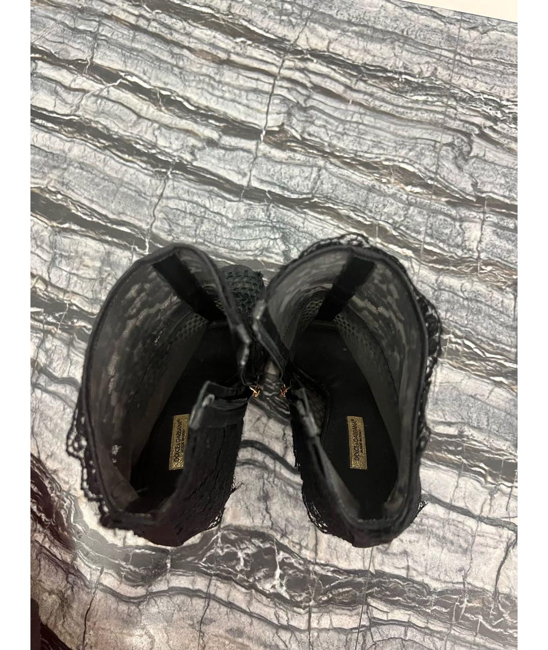 DOLCE&GABBANA Черные ботильоны, фото 3