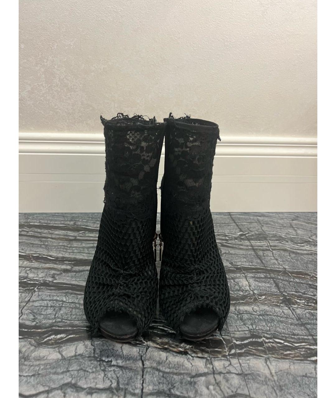 DOLCE&GABBANA Черные ботильоны, фото 2