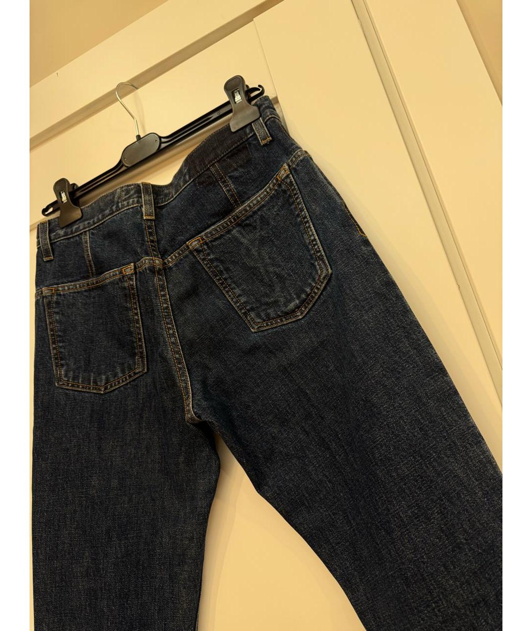 SAINT LAURENT Синие хлопковые джинсы скинни, фото 5