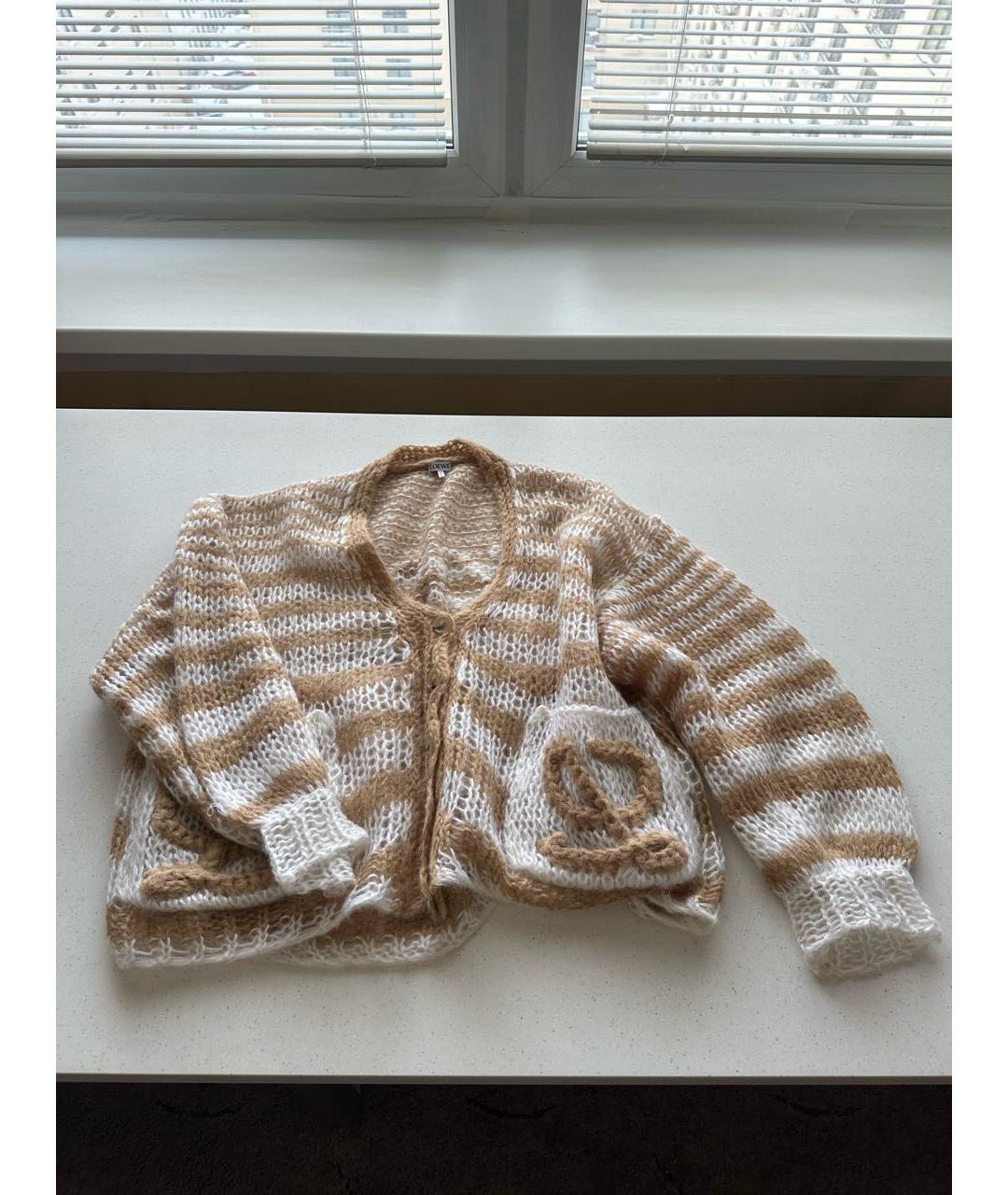LOEWE Бежевый джемпер / свитер, фото 6