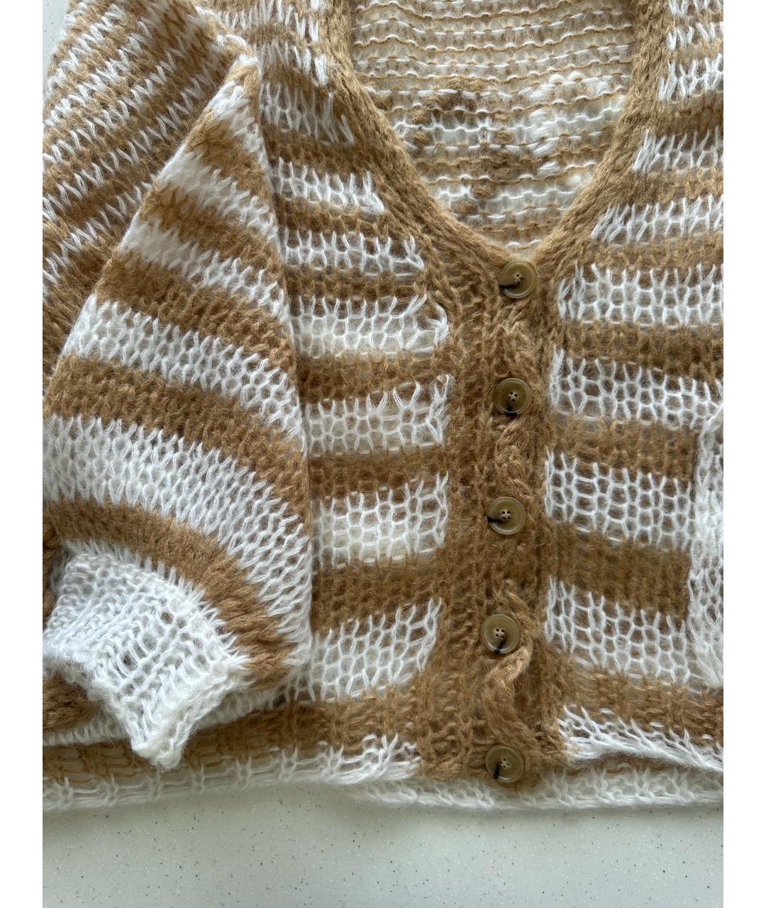 LOEWE Бежевый джемпер / свитер, фото 5