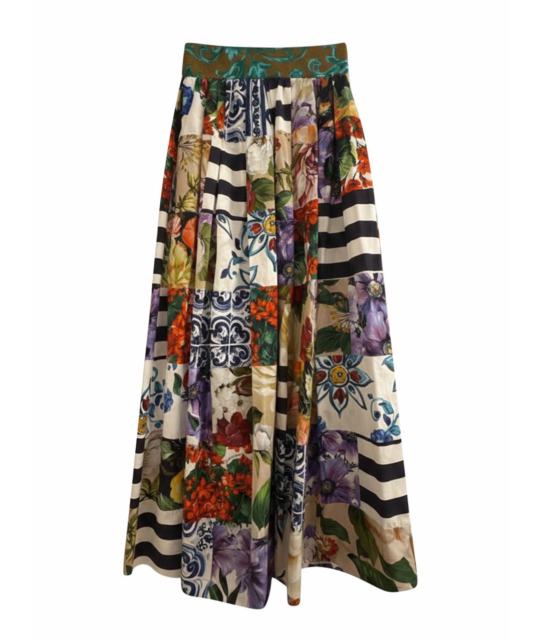 DOLCE&GABBANA Хлопковая юбка макси, фото 1