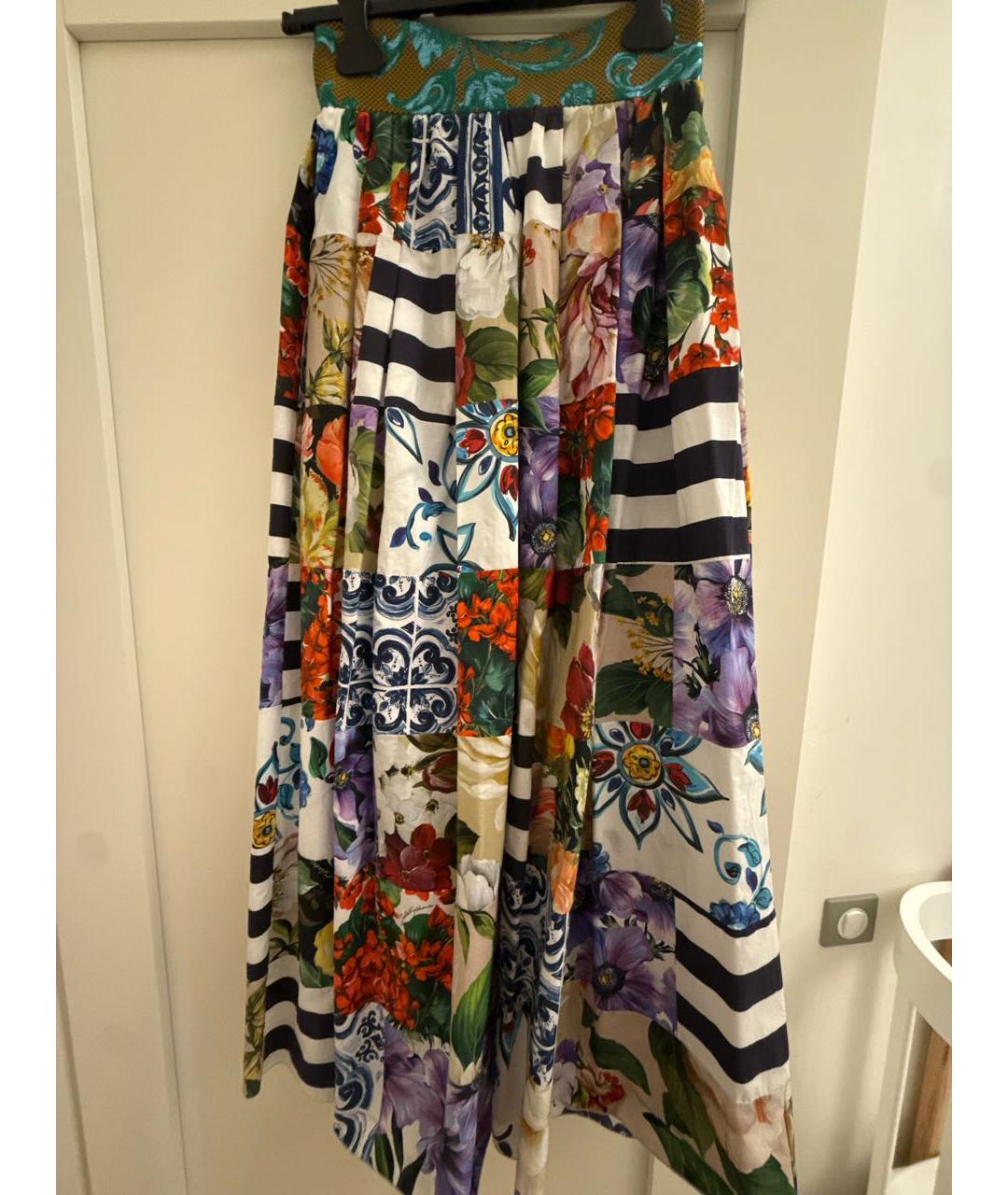 DOLCE&GABBANA Хлопковая юбка макси, фото 3