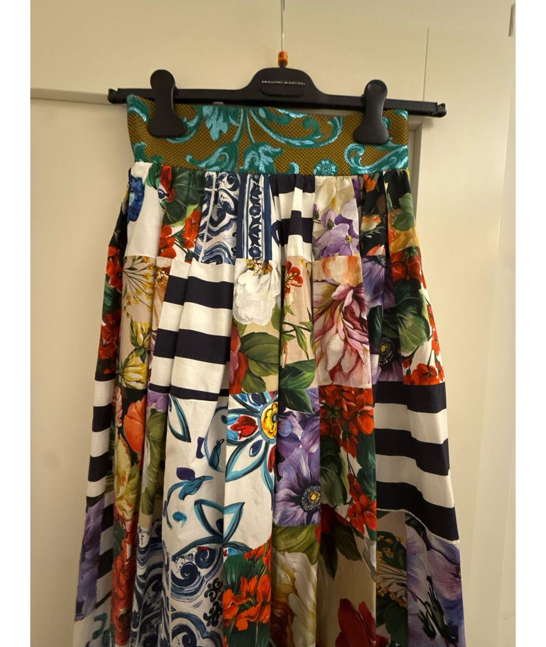 DOLCE&GABBANA Хлопковая юбка макси, фото 2