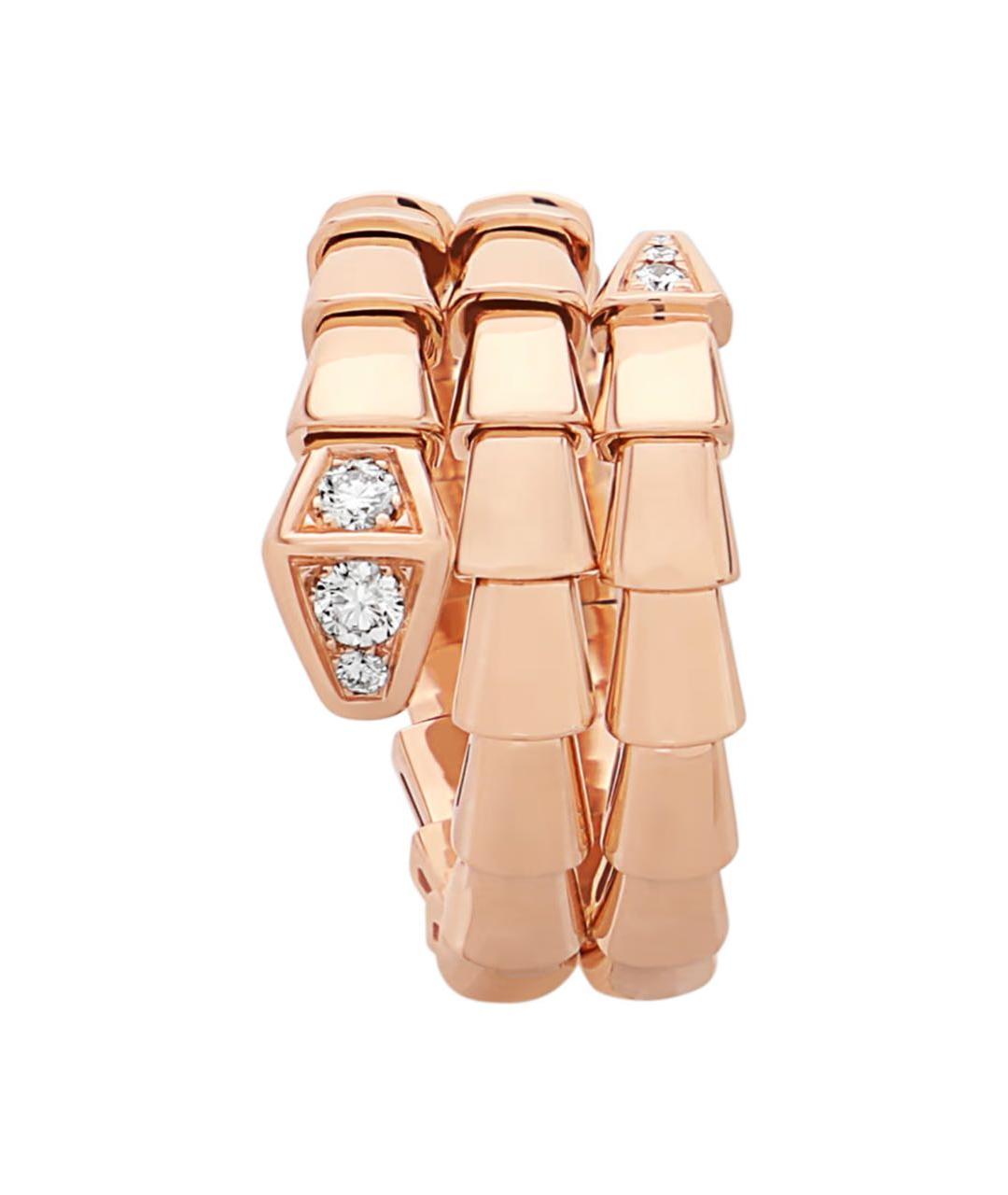 BVLGARI Бежевое кольцо из розового золота, фото 2