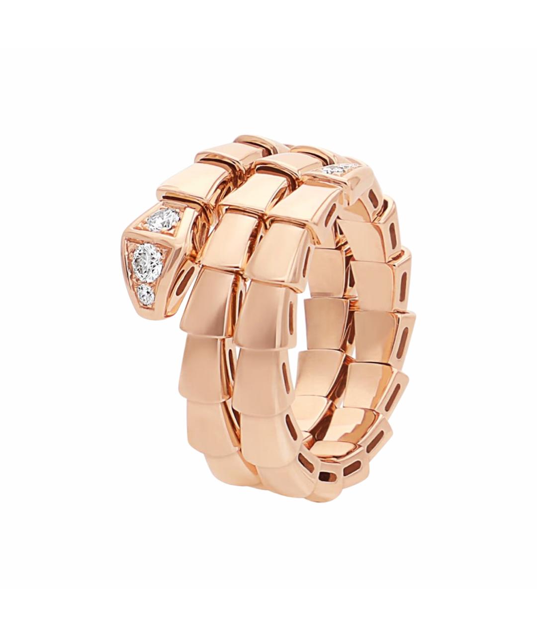 BVLGARI Бежевое кольцо из розового золота, фото 3
