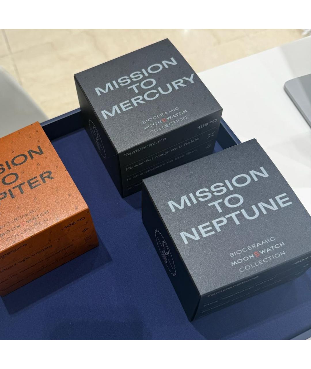 Swatch Темно-синие керамические часы, фото 6