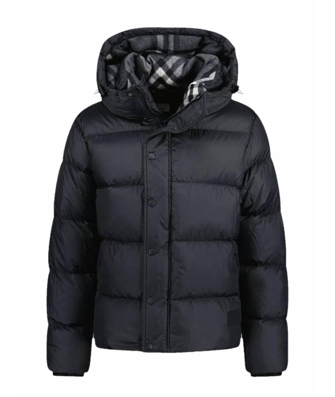 BURBERRY Черный пуховик, фото 1