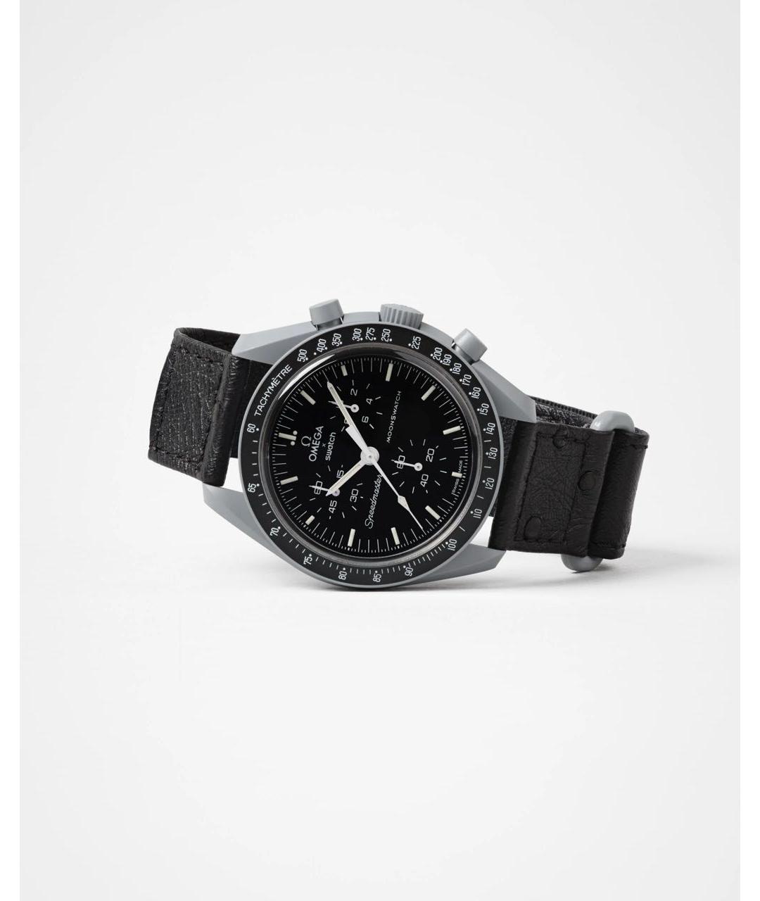 Swatch Черные керамические часы, фото 6