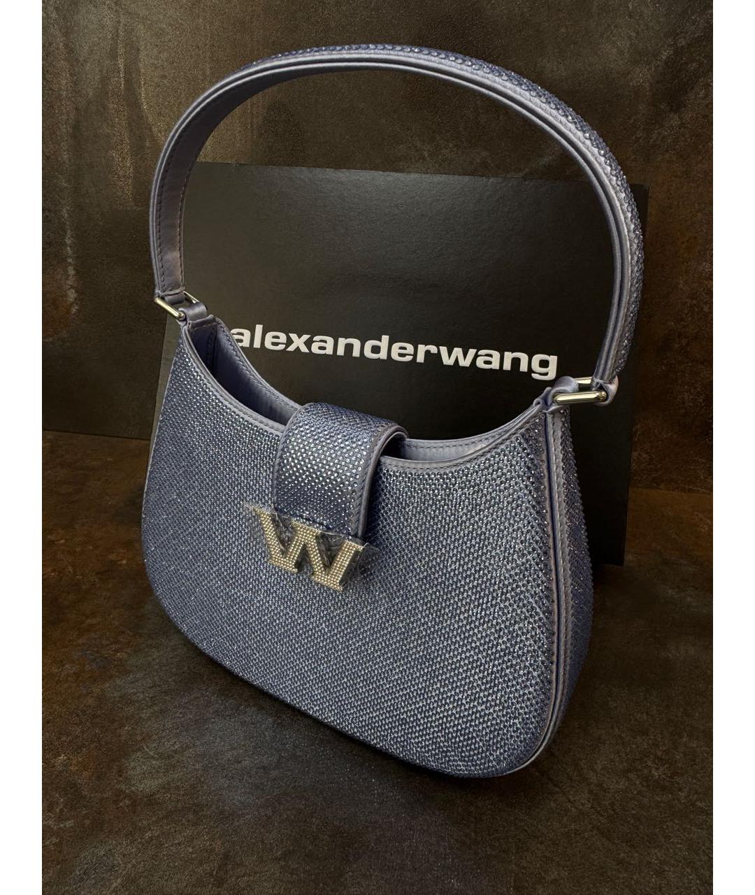 ALEXANDER WANG Голубая сумка с короткими ручками, фото 2