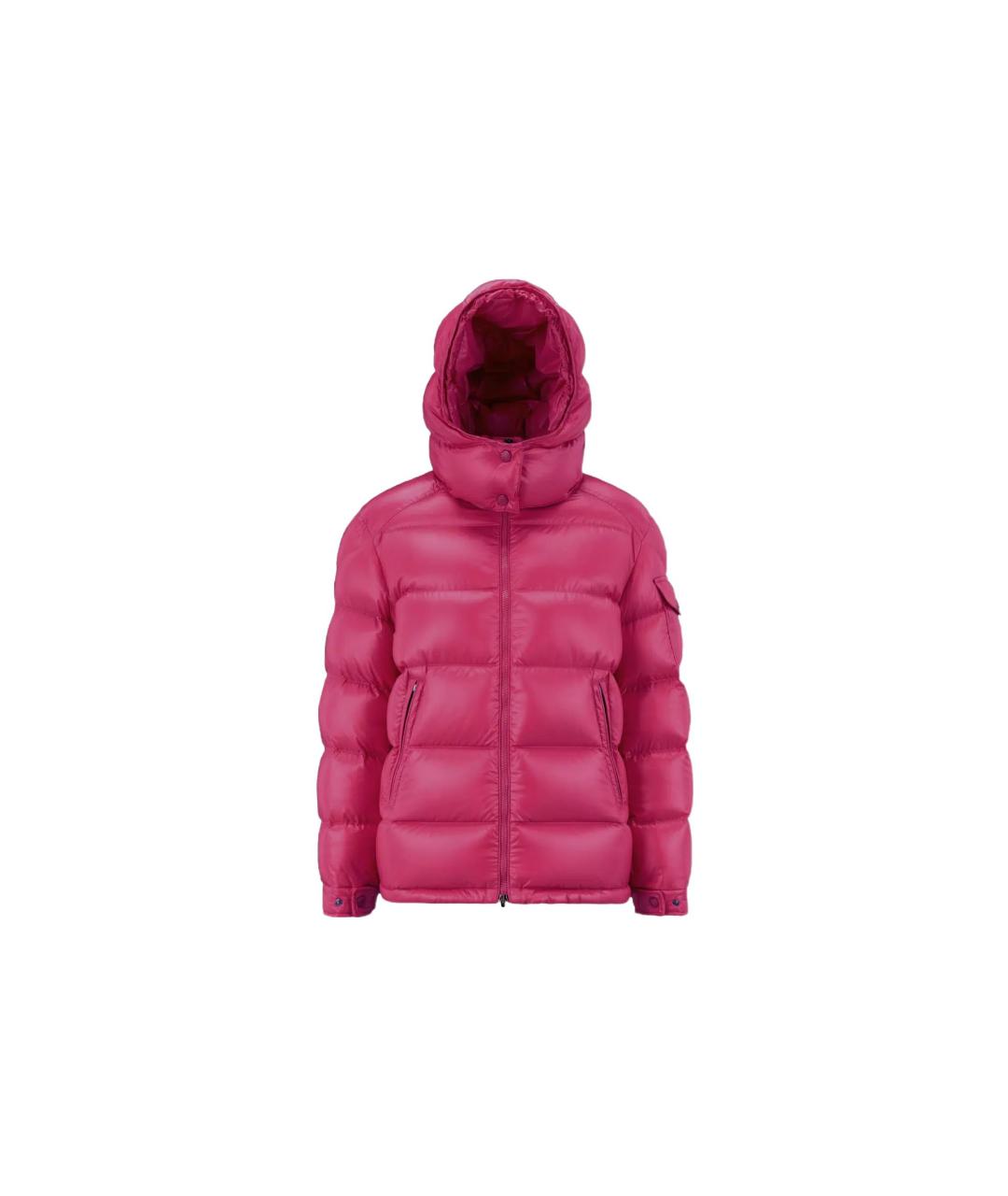 MONCLER Розовый пуховик, фото 1