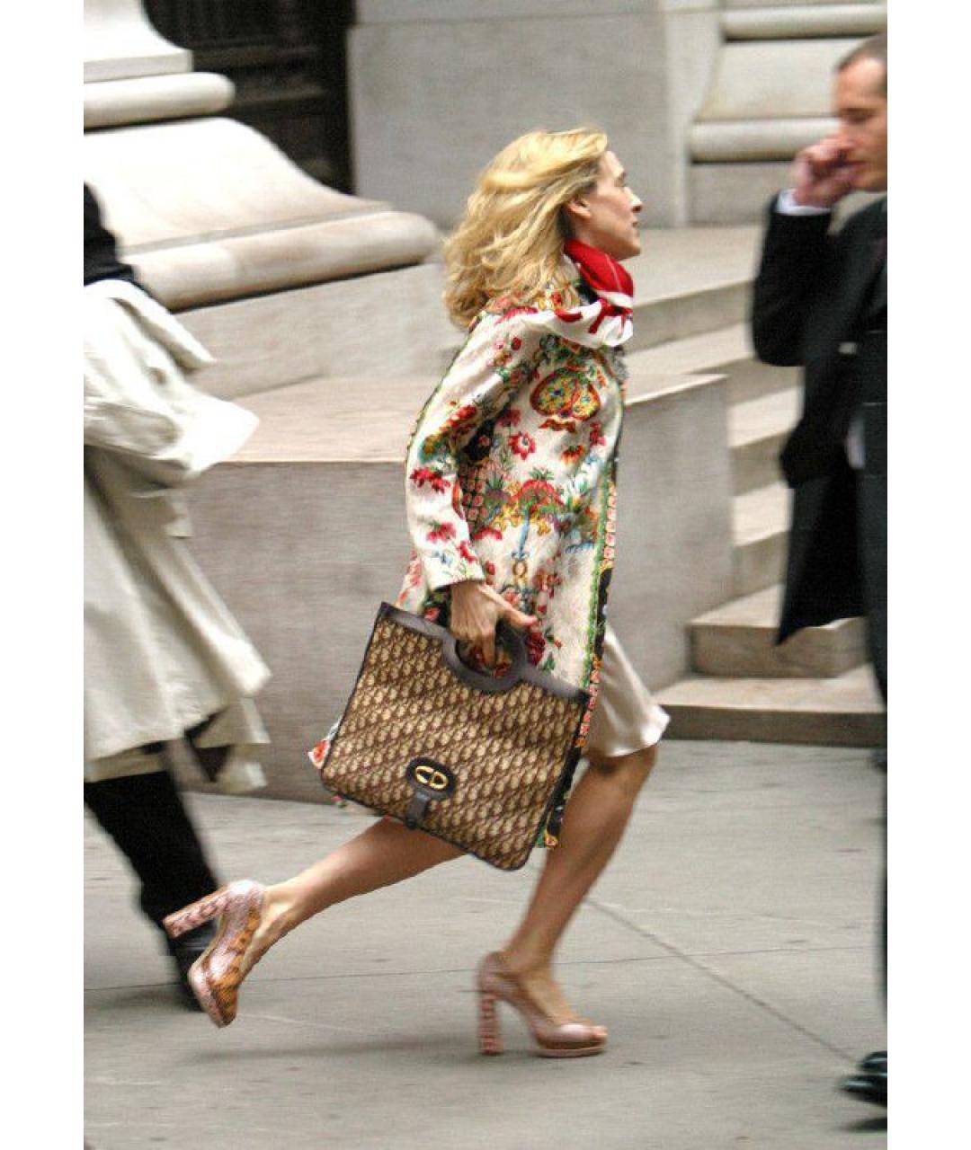 CHRISTIAN DIOR Синяя сумка тоут, фото 5