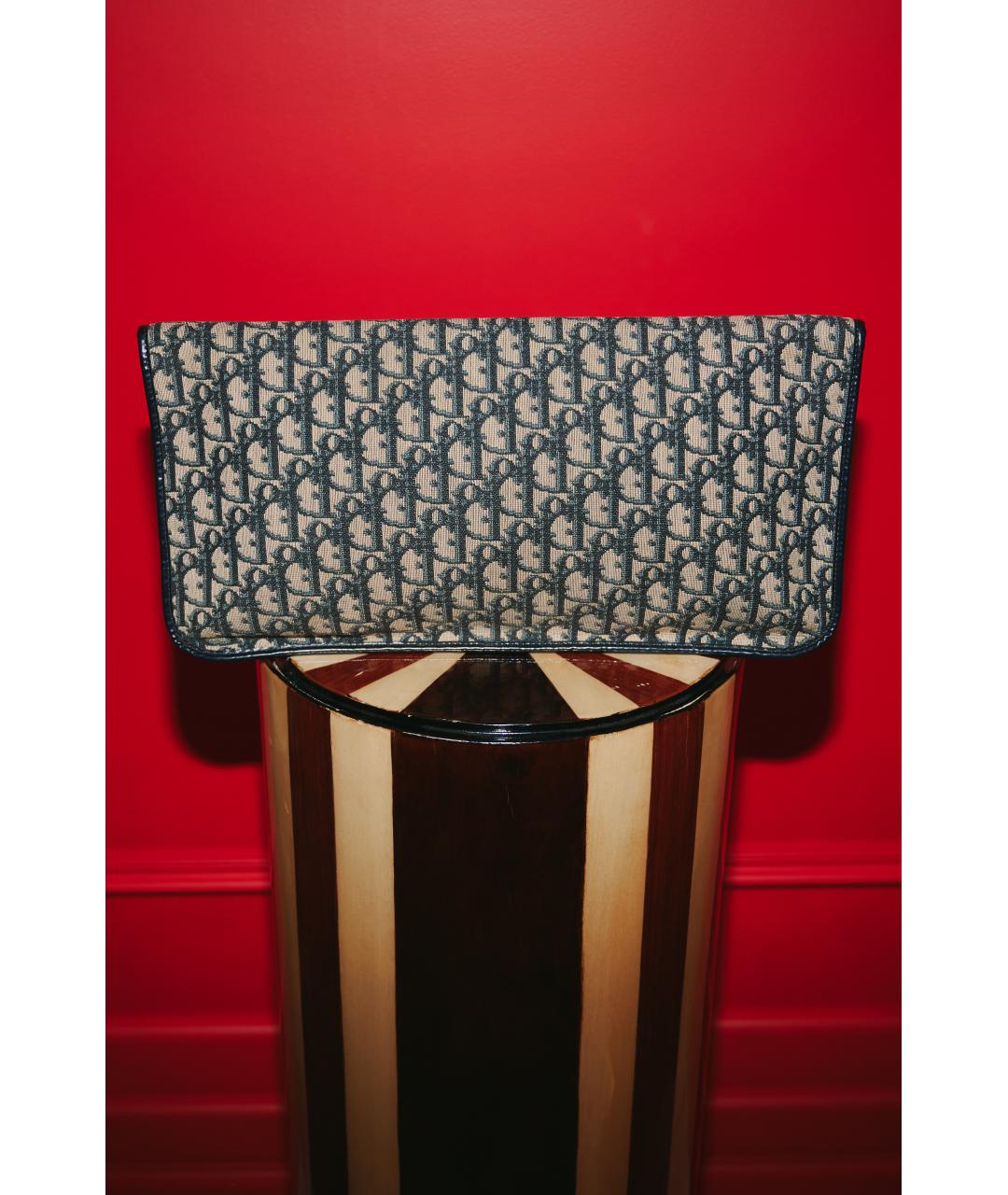 CHRISTIAN DIOR Синяя сумка тоут, фото 4