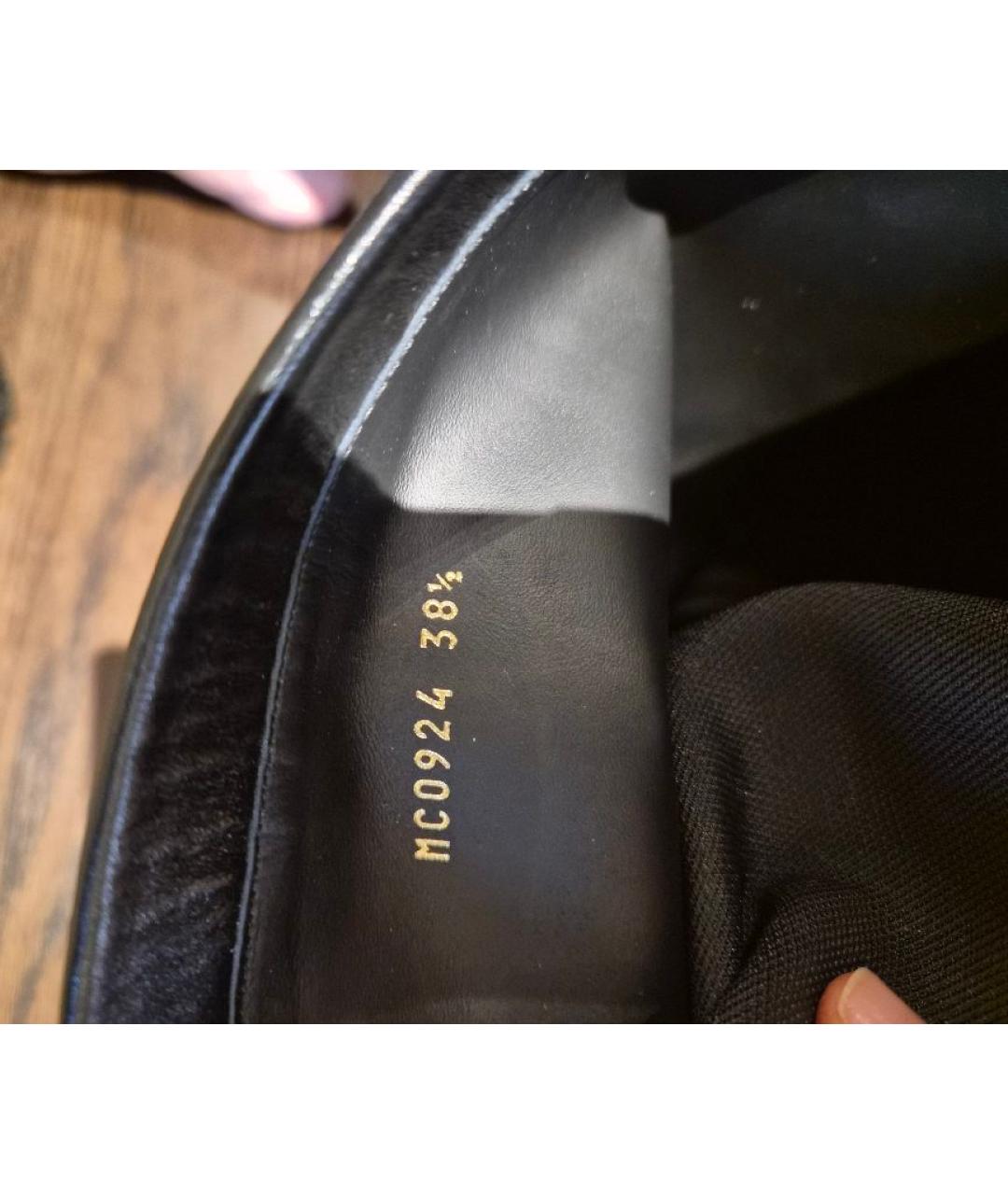 CHRISTIAN DIOR Черные кожаные сапоги, фото 7