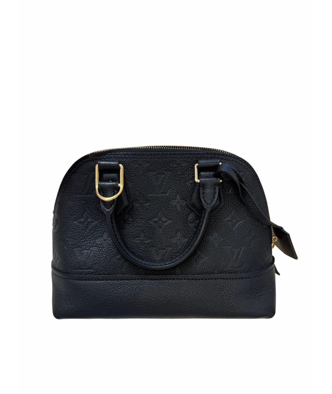 LOUIS VUITTON Черная кожаная сумка через плечо, фото 1