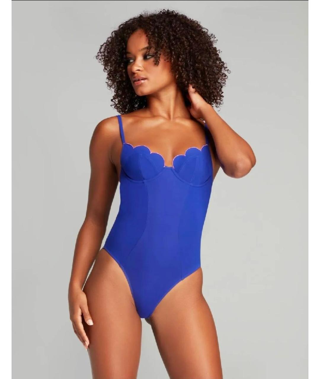 AGENT PROVOCATEUR Синий полиамидовый купальник, фото 6