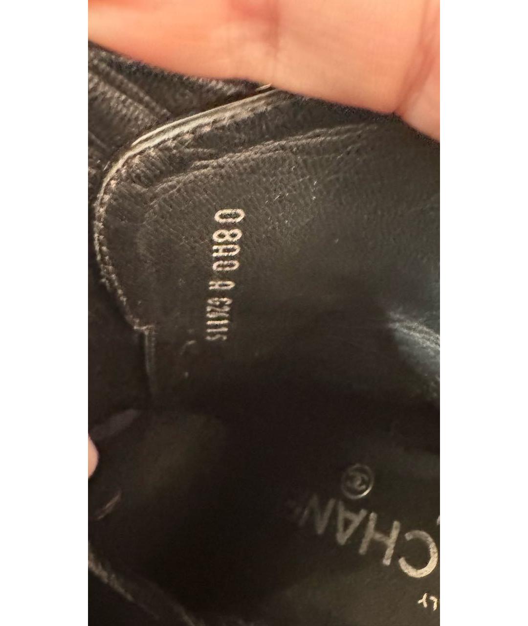 CHANEL Ботильоны из лакированной кожи, фото 4