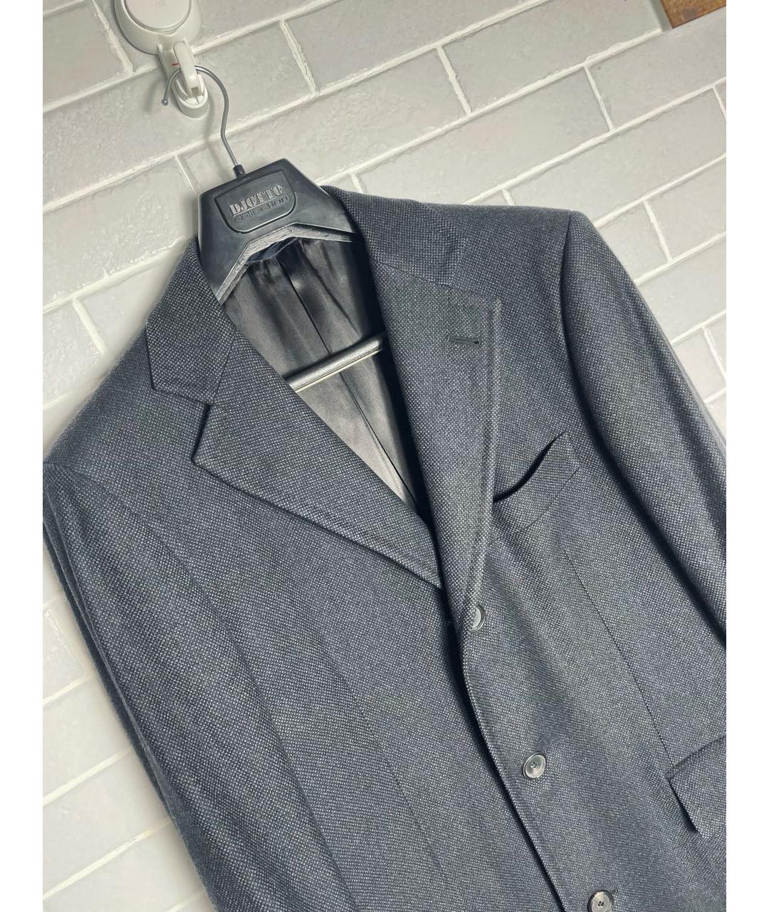 LANVIN Серое шерстяное пальто, фото 4