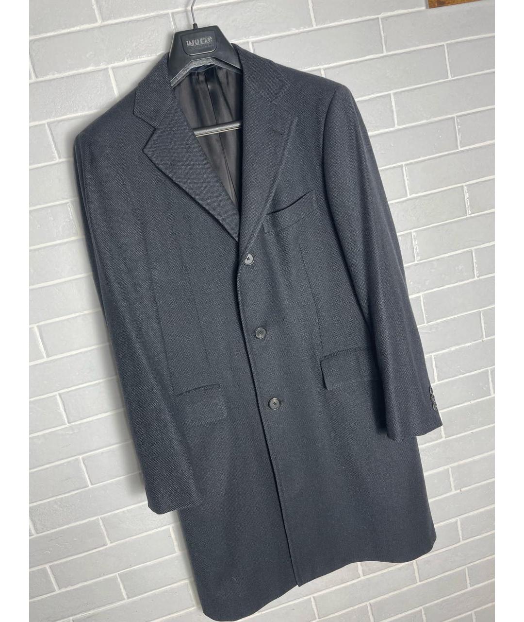 LANVIN Серое шерстяное пальто, фото 3