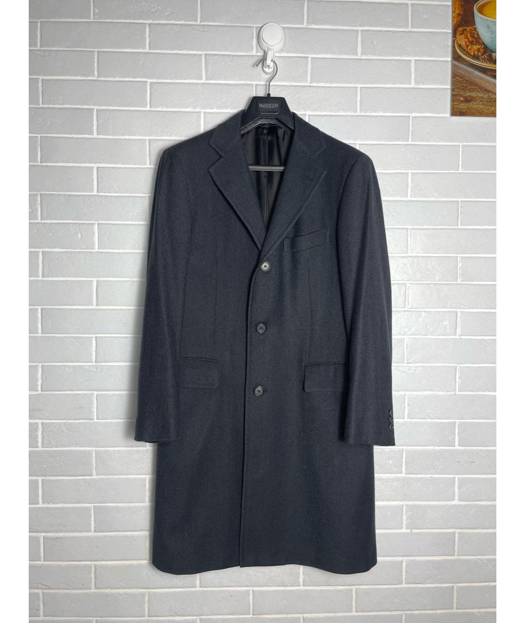 LANVIN Серое шерстяное пальто, фото 9