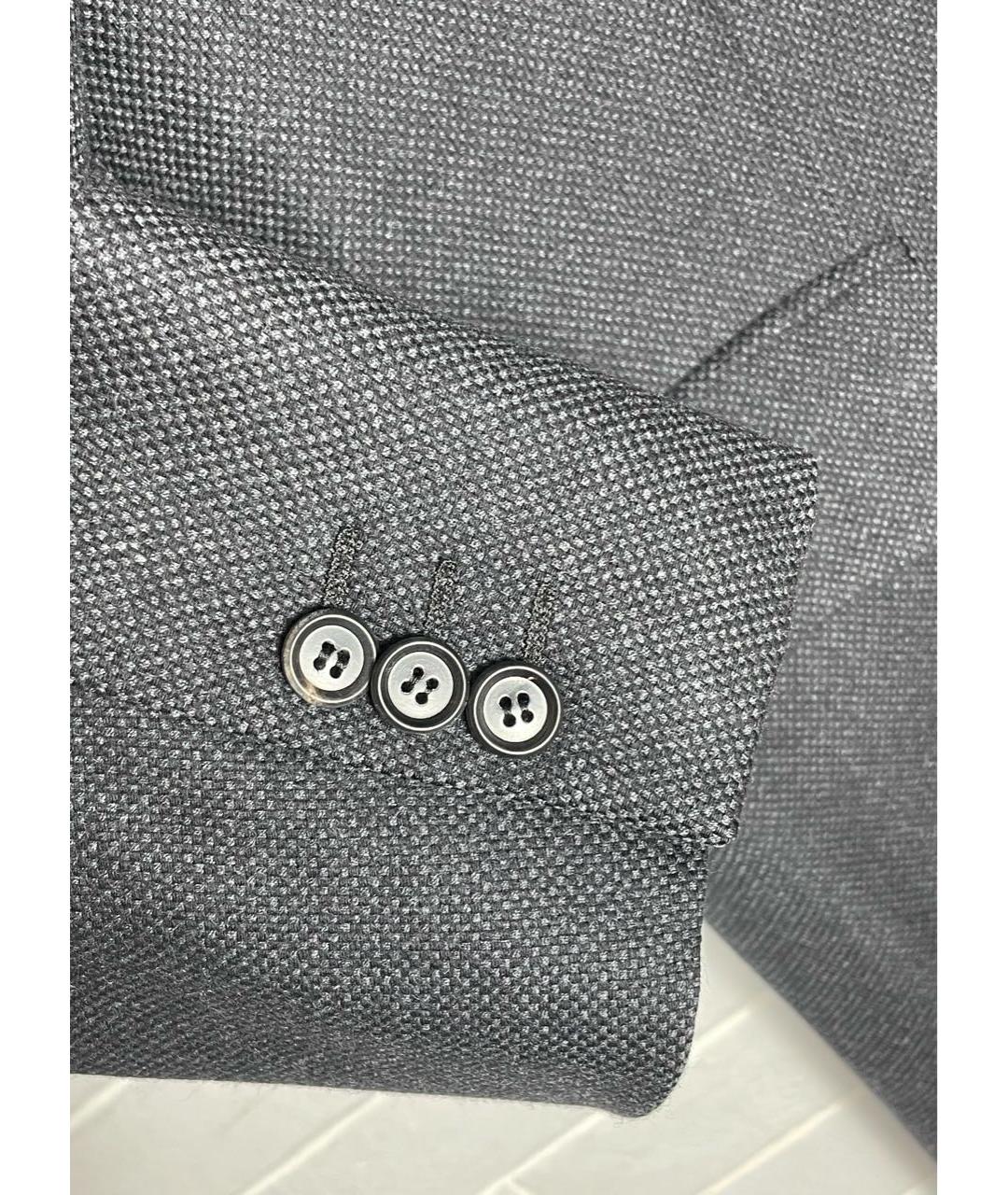 LANVIN Серое шерстяное пальто, фото 8
