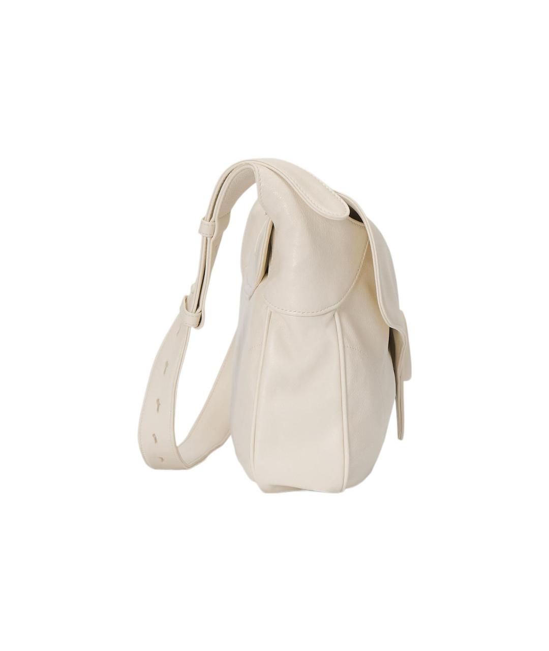 GUCCI Белая кожаная сумка через плечо, фото 3