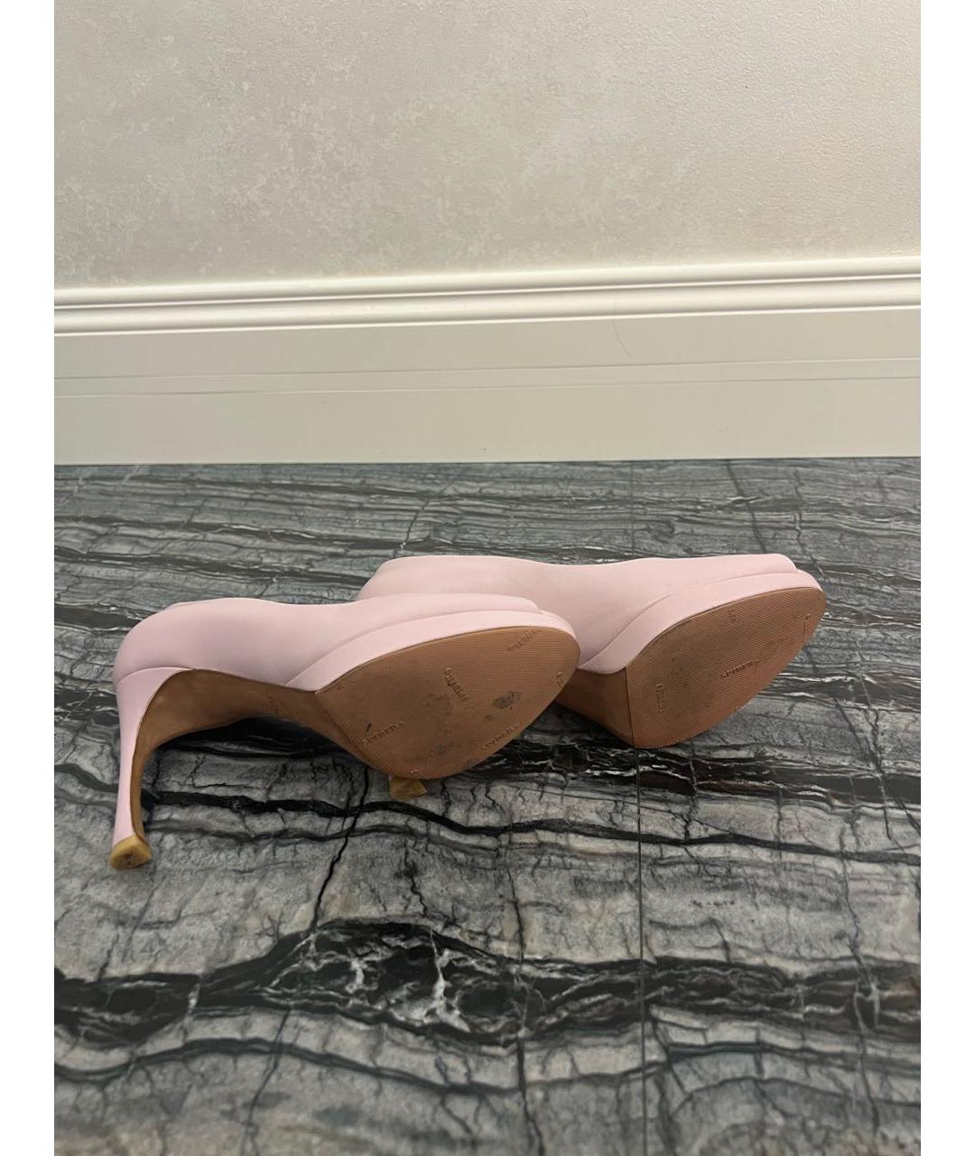 CHRISTIAN DIOR Розовые кожаные туфли, фото 4