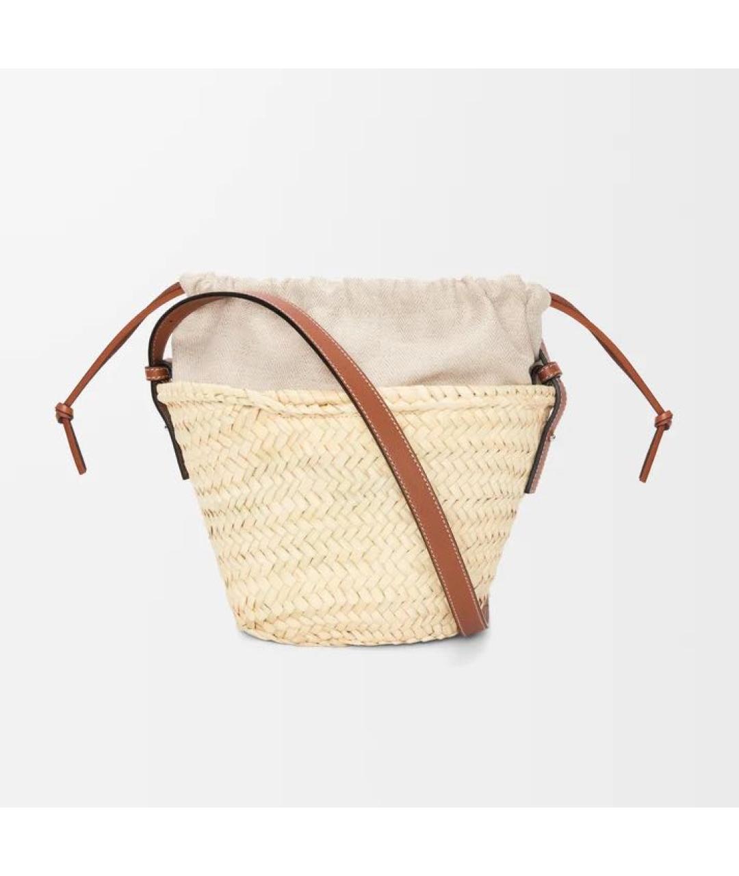 LOEWE Бежевая сумка через плечо, фото 5