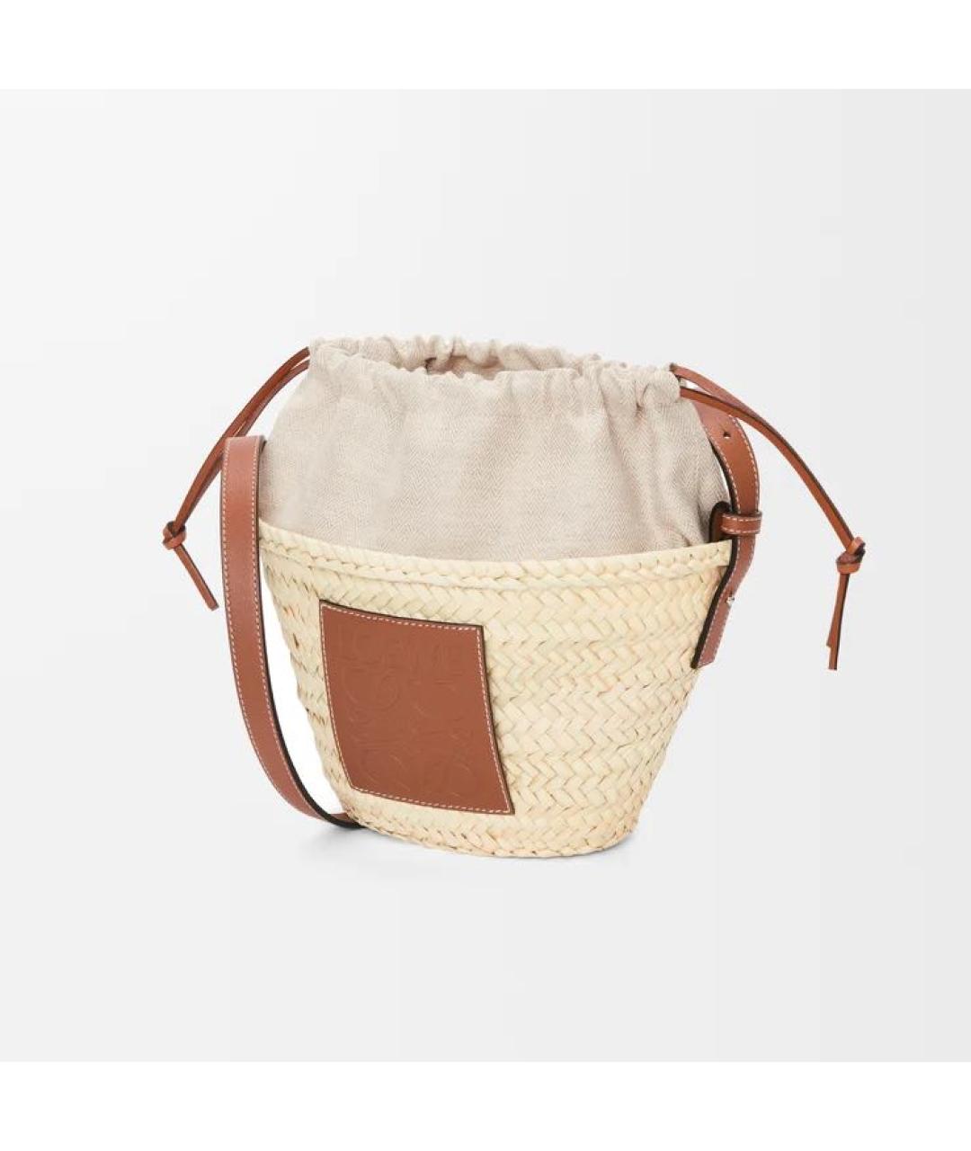 LOEWE Бежевая сумка через плечо, фото 4