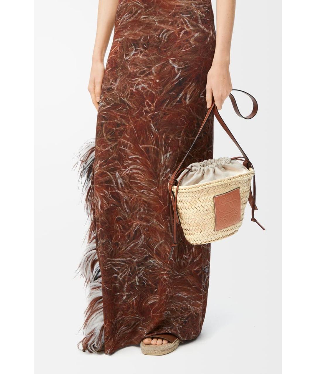 LOEWE Бежевая сумка через плечо, фото 3