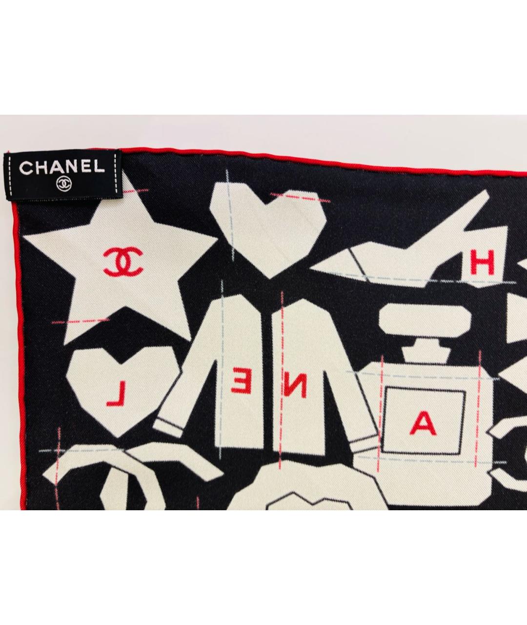 CHANEL Шелковый платок, фото 4