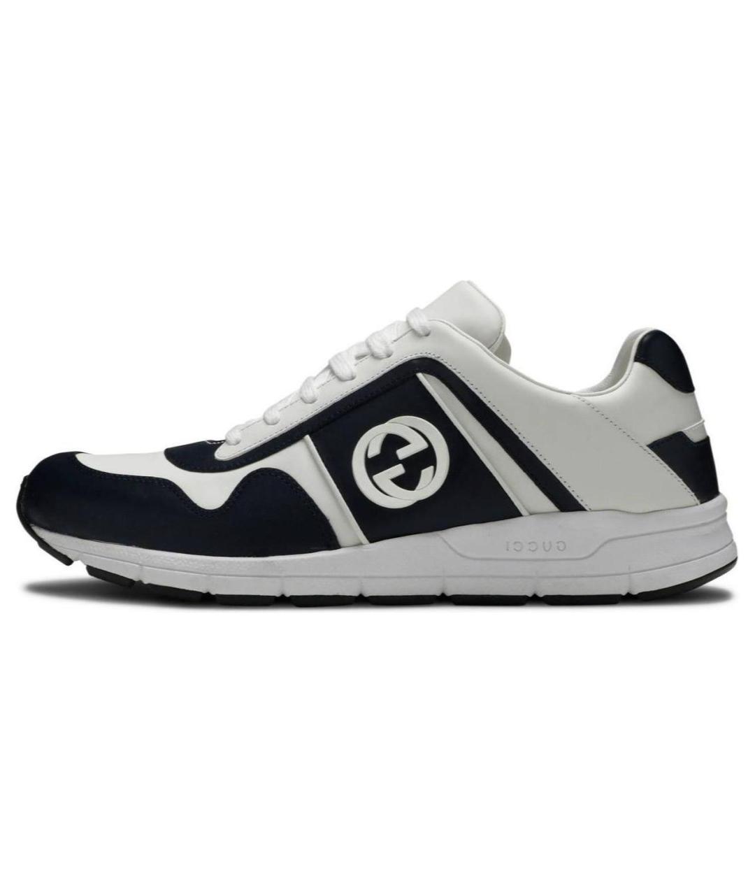 GUCCI Мульти кожаные низкие кроссовки / кеды, фото 2